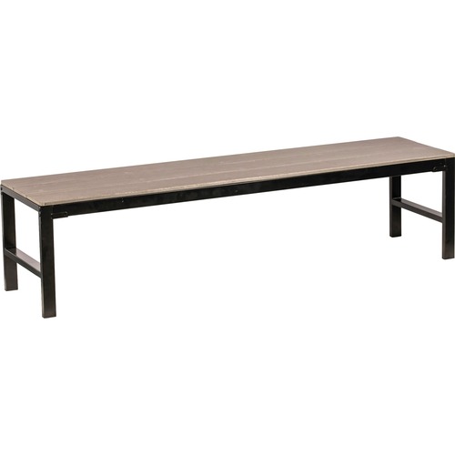 Bench, Outdoor, Polystyrene, 72"x18-1/8"x18-1/8", CCL/BK