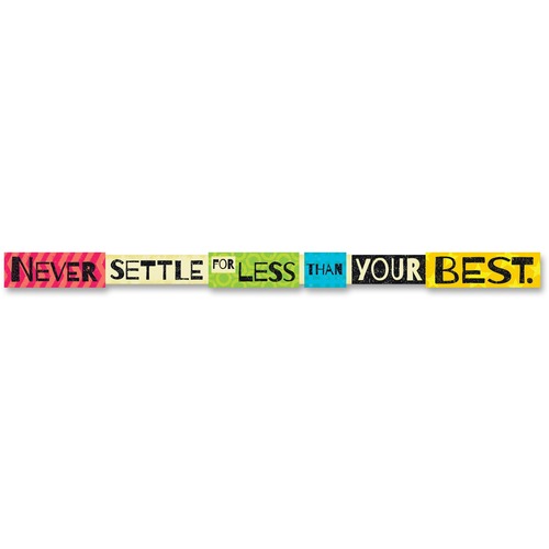 Banner, Never Settle, Reusable, MI