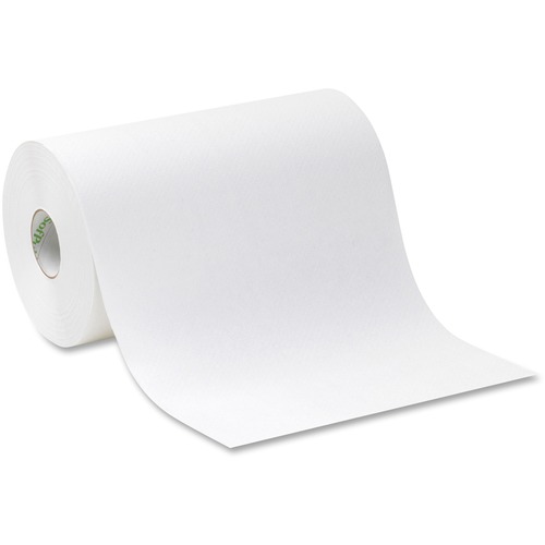 Hardwound Paper Towel Roll, Nonperforated, 9 X 400ft, White, 6 Rolls/carton