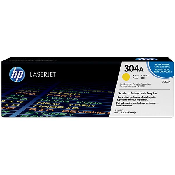 Hewlett-Packard  Toner Cartridge, 2,800 Page Yield, Yellow