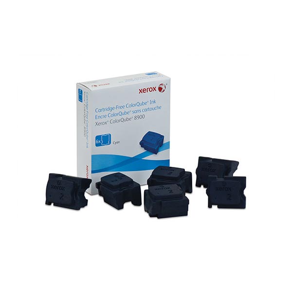 Colorcube Inksticks, 16,900 Page Yield, 6/BX, Cyan