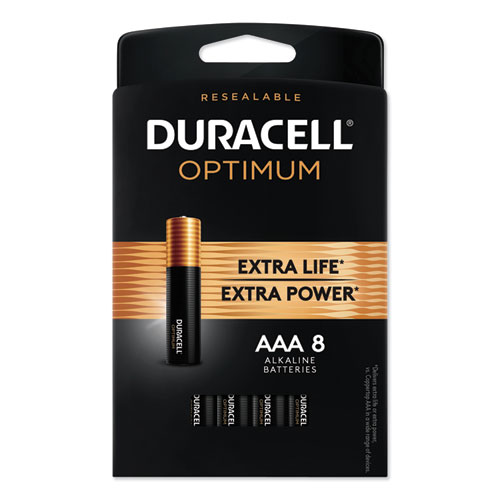 OPTIMUM ALKALINE AAA BATTERIES, 8/PACK