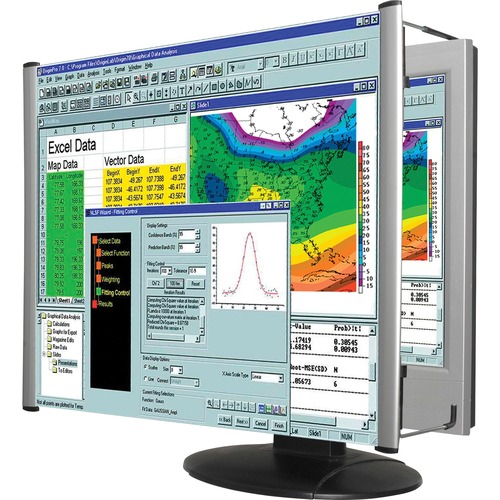 Lcd Monitor Magnifier Filter, Fits 24" Widescreen Lcd, 16:9/16:10 Aspect Ratio