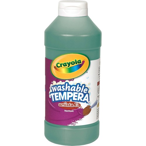 Artista Ii Washable Tempera Paint, Green, 16 Oz