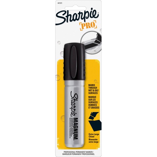 Permanent Marker, Magnum, Chisel Point, Black