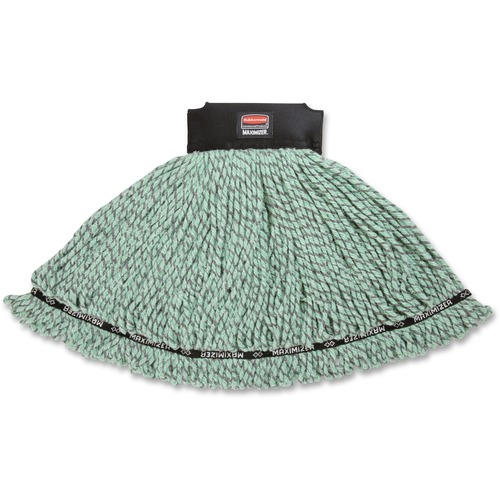 Rubbermaid Commercial Products  Maximizer Microfiber Mop, Large, 6/CT, Green