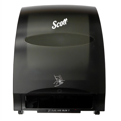 ESSENTIAL ELECTRONIC HARD ROLL TOWEL DISPENSER, 12.7W X 9.572D X 15.761H, BLACK