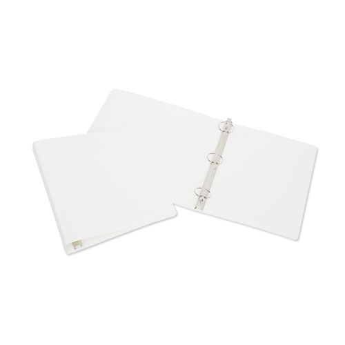 7510014841743, 3-RING FLEXIBLE BINDER, 2" CAPACITY, WHITE