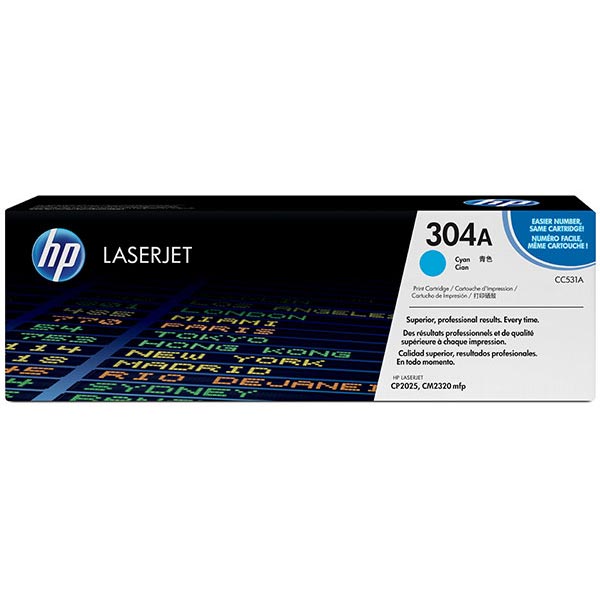 Hewlett-Packard  Toner Cartridge, 2,800 Page Yield, Cyan