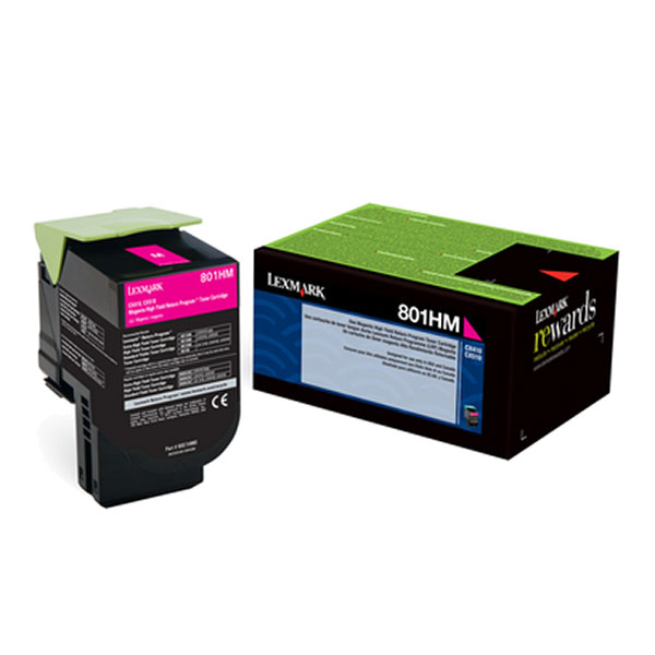 Toner Cartridge, 801HM, 3000 Page Yield, Magenta