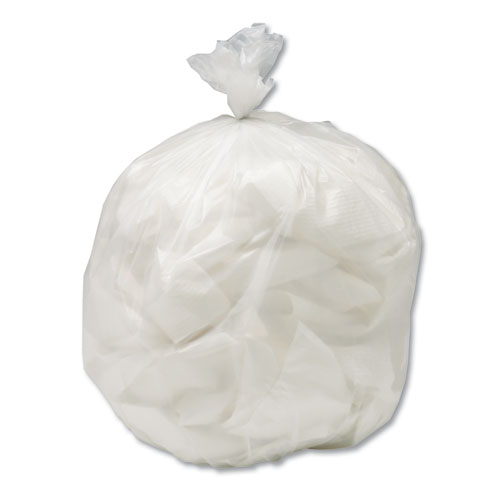 8105015604934, LOW-DENSITY TRASH CAN LINERS, 0.7 MIL, 24 X 30, WHITE, 120/CARTON