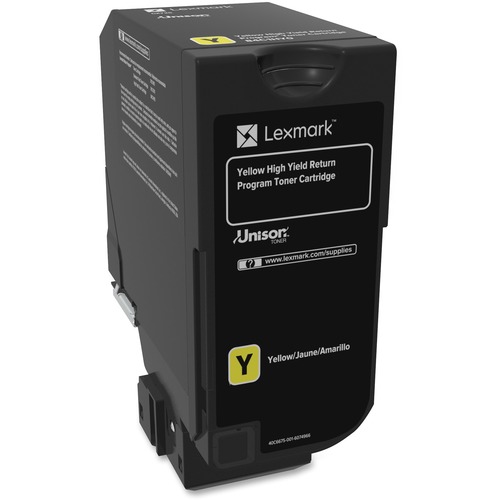 Rtn Toner Cartridge, f/CX725, 16,000 Page Yield, YW