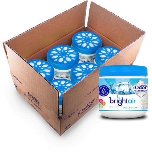 Super Odor Eliminator, Cool And Clean, Blue, 14oz, 6/carton