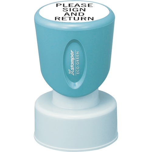 Multipurpose Stamp, Round, 1-4 Line, 12 Max Char, 1" Dia