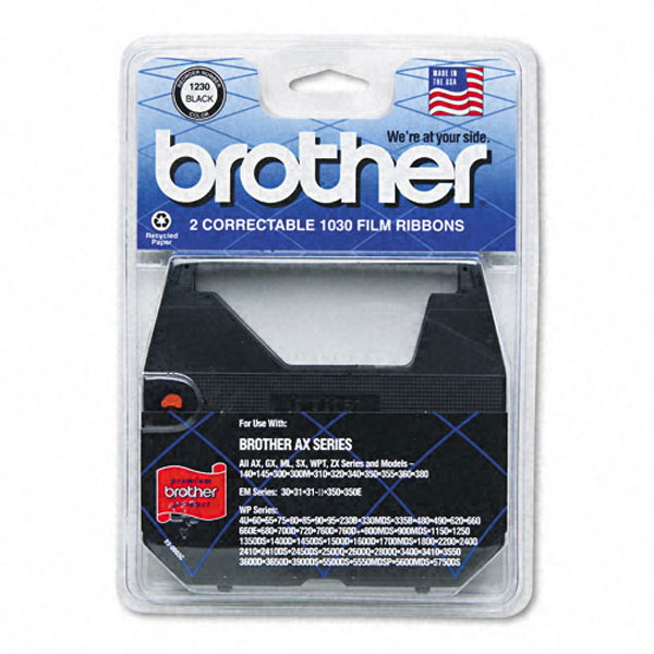 1030 Correctable Film Ribbon, Black