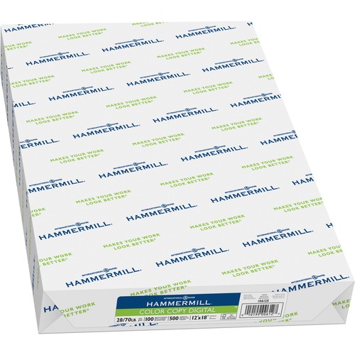 PREMIUM COLOR COPY PRINT PAPER, 100 BRIGHT, 28LB, 12 X 18, PHOTO WHITE, 500/REAM