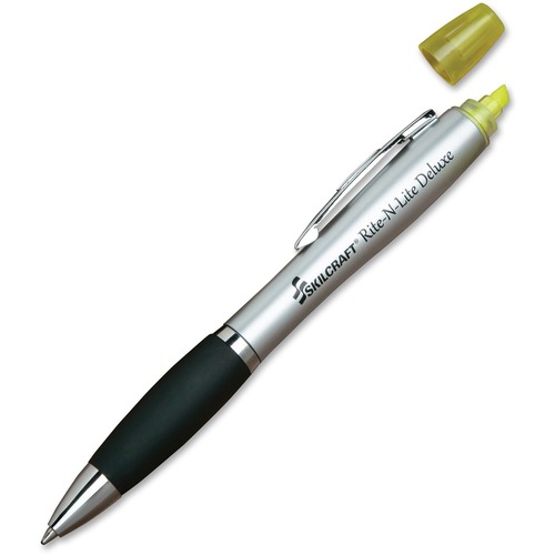 7520016206416, RITE-N-LITE DELUXE, PEN/YELLOW HIGHLIGHTER, DOZEN
