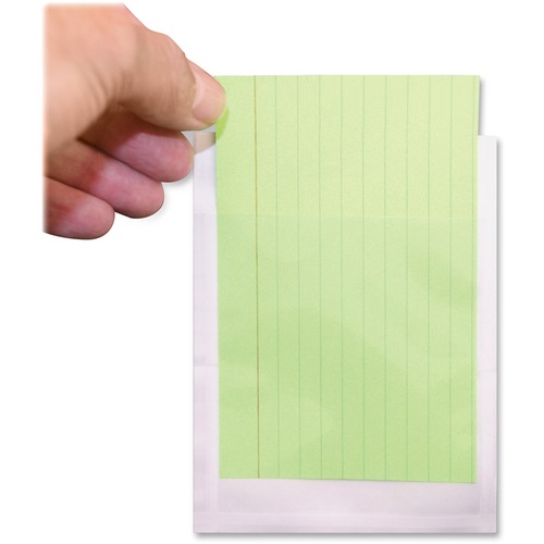 Library Pockets, 3-1/2"x5-1/4", 25/PK, Clear