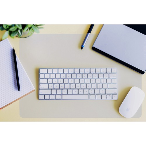 Polycarbonate Desk Pad, 19"x24", Clear