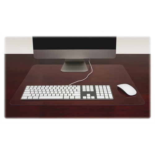 Desk Pad, Rectangular, Nonglare, 24"x19", Clear