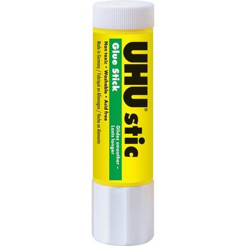 Uhu Stic Permanent Clear Application Glue Stick, .74 Oz