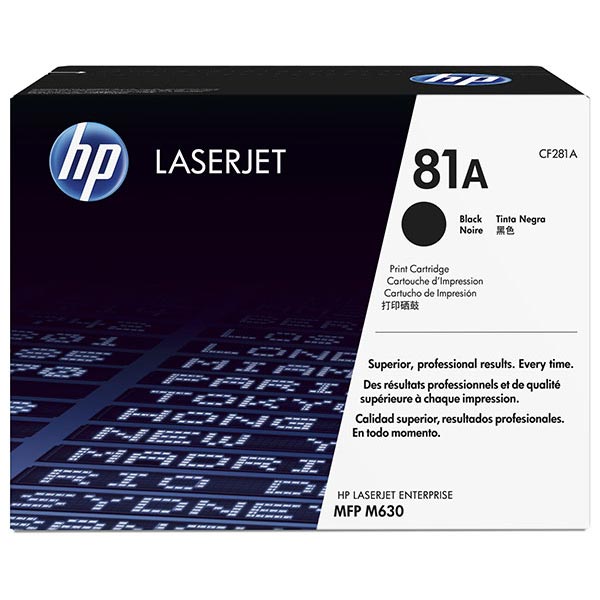Hewlett-Packard  Toner Cartridge, f/MFP M630, 10,000 Page Yield, Black
