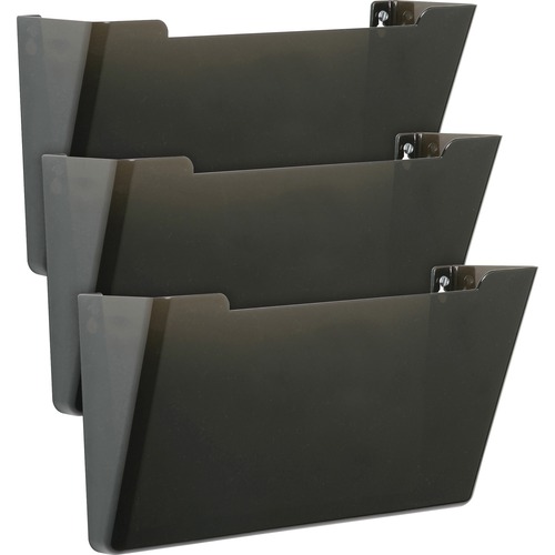7520015827277 SKILCRAFT WALL HANGING FILE, LETTER, SMOKE, 3/PACK