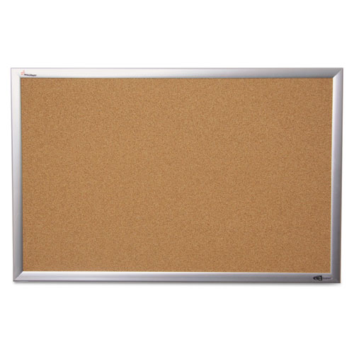 7195014840007, QUARTET CORK BOARD, 24 X 18, ANODIZED ALUMINUM FRAME