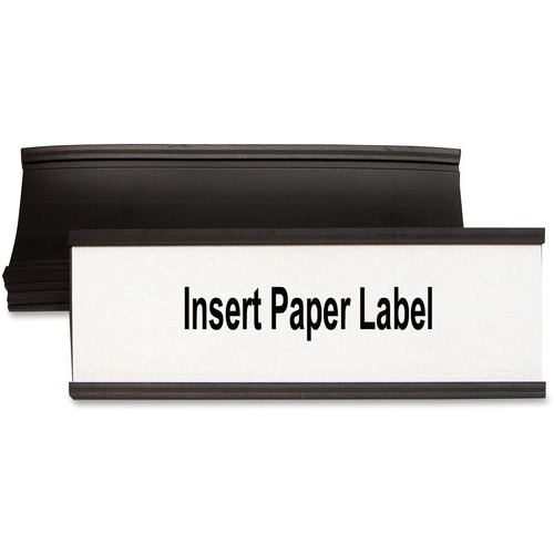 Magnetic Card Holders, 6"w X 2"h, Black, 10/pack