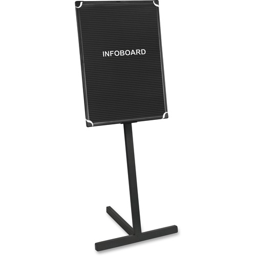 Letter Board, Standing, 24"x19-3/4"x63", Black