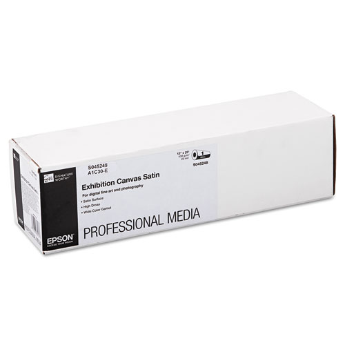 Exhibition Canvas Satin, 13" X 20 Ft. Roll