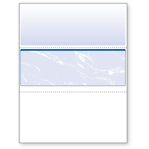 Standard Security Check, Blue Marble Middle, 11 Features, 8 1/2 X 11, 500/rm