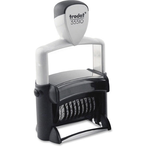 Professional Numberer, Self-Inking, Type Size 2, 10 Digits, Black