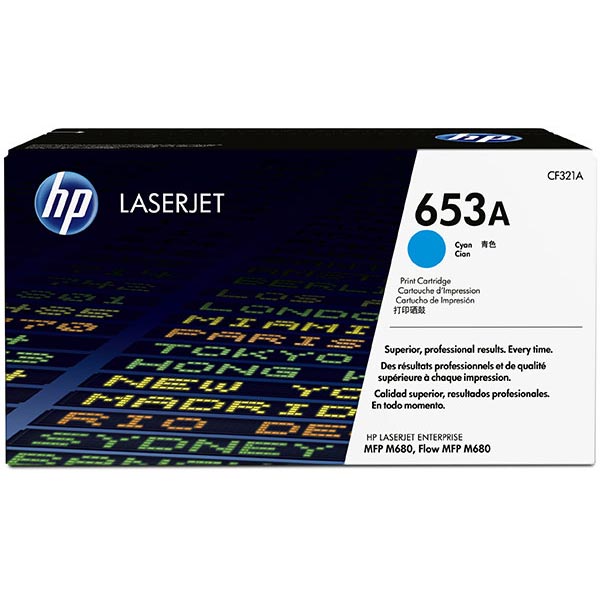 Hewlett-Packard  Toner Cartridge, HP652A, 11,500 Pg Yld, Cyan