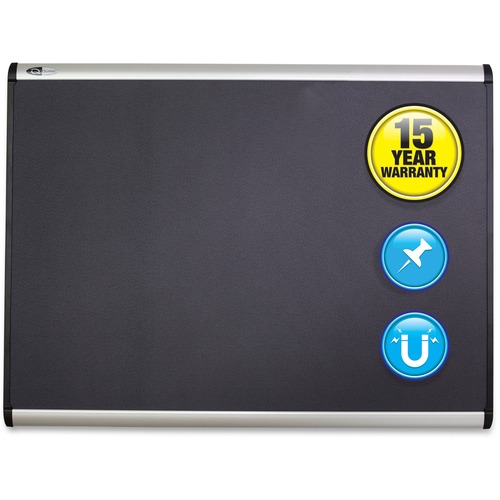 Prestige Plus Magnetic Fabric Bulletin Board, 72 X 48, Fiberboard/plastic Frame