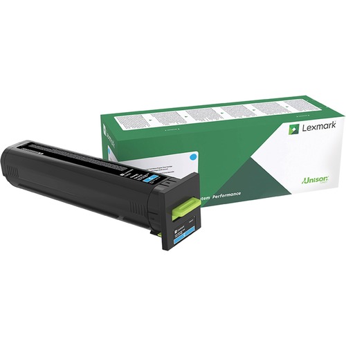 Lexmark CX820 CX825 CX860 High Yield Cyan Return Program Toner Cartridge for US Government (17000 Yield) (TAA Compliant Version of 82K1HC0)