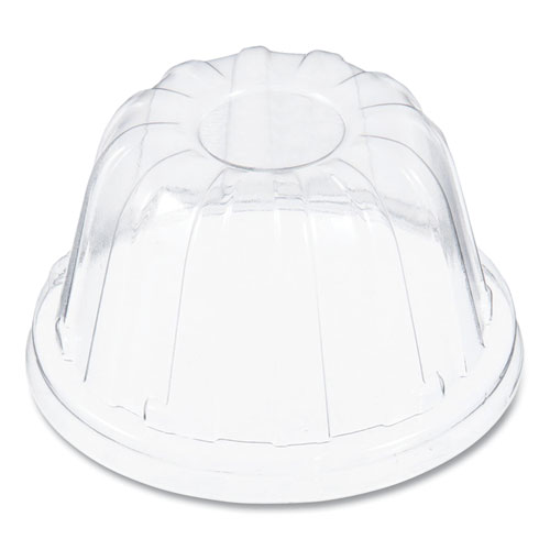 D-T Sundae/cold Cup Lids, Fits Foam Cups, Clear, 1,000 Lids/ct, 50/pk, 20pk/ct