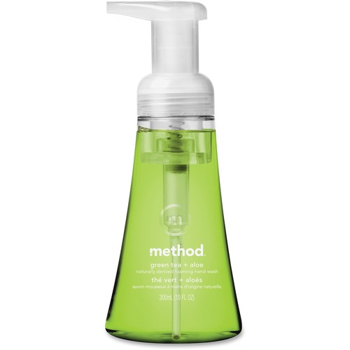 FOAMING HAND WASH, GREEN TEA/ALOE, 10 OZ PUMP BOTTLE, 6/CARTON
