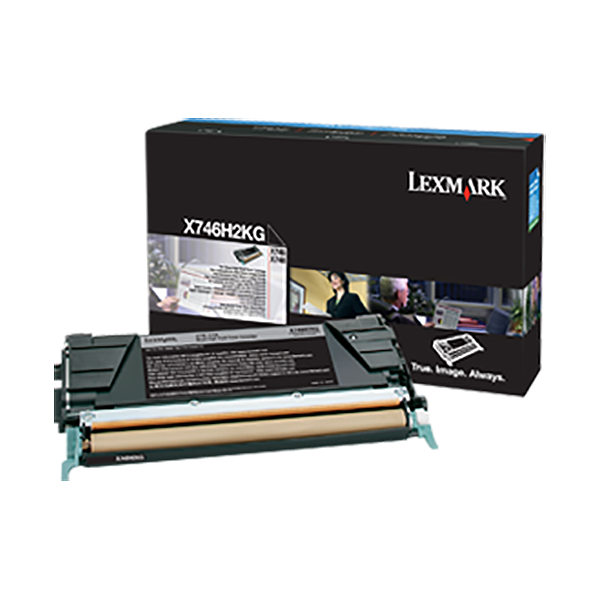 X746H2KG HIGH-YIELD TONER, 12000 PAGE-YIELD, BLACK