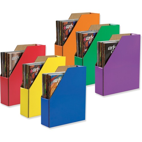 Magazine Holder, 12-3/8"x3-1/8"x10-1/4", Assorted