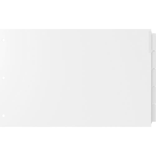 Index Dividers, 5-Clear Tabs/ST, 8-1/2"x14", WE