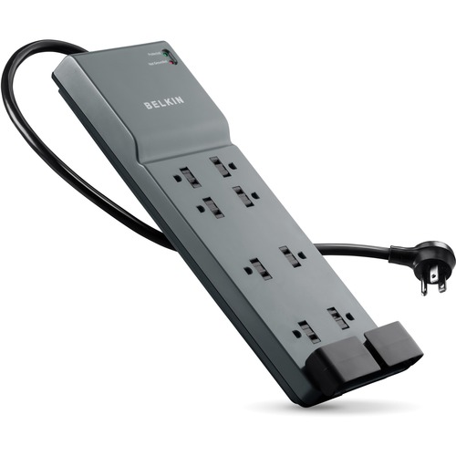 Home/office Surge Protector, 8 Outlets, 6 Ft Cord, 3390 Joules, White