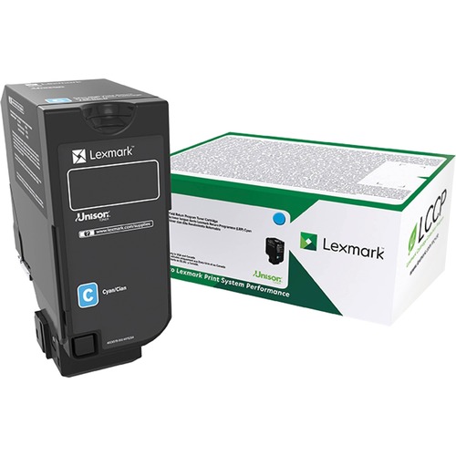 Lexmark CS720 CS725 CX725 Cyan Return Program Toner Cartridge for US Government (7000 Yield) (TAA Compliant Version of 74C1SC0)