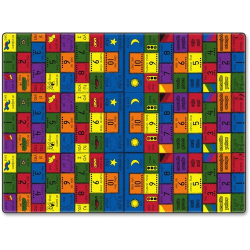 Amigos Classroom Rug, 6'x6', Square, Multi