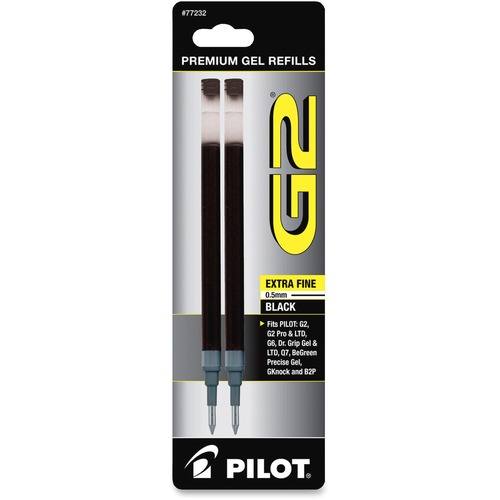 Q7, G2 Ltd, G2 Pro, Precise Gel Begreen,, Extra Fine, Blk, 2/pk
