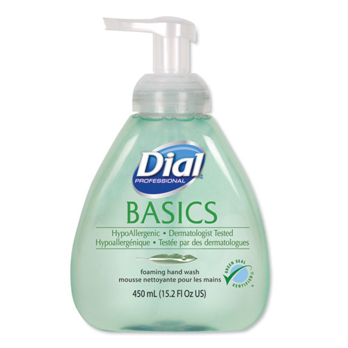 Basics Foaming Hand Soap, Honeysuckle, 15.2 Oz Pump Bottle