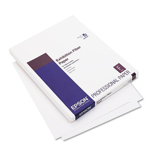 Exhibition Fiber Paper, 8-1/2 X 11, White, 25 Sheets