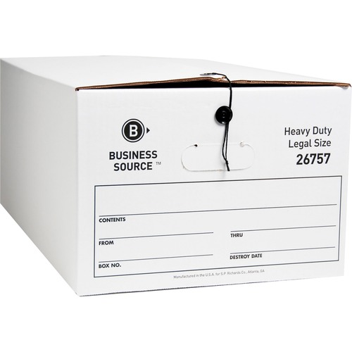 Storage Box,Heavy-duty,Lgl 700 lb,15"x24"x10",12/CT, White