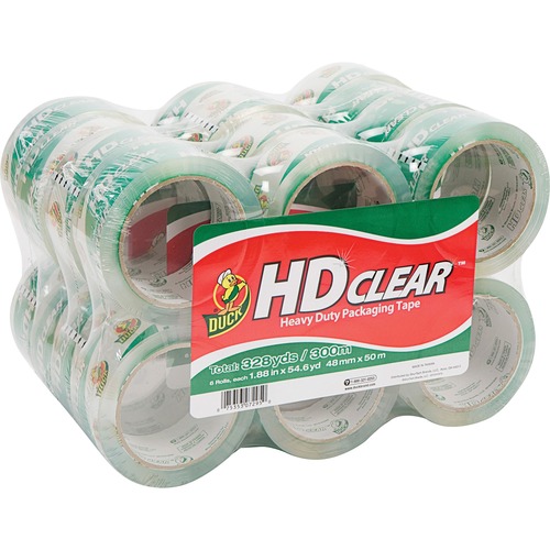 Heavy-Duty Carton Packaging Tape, 1.88" X 55yds, Clear, 24/pack