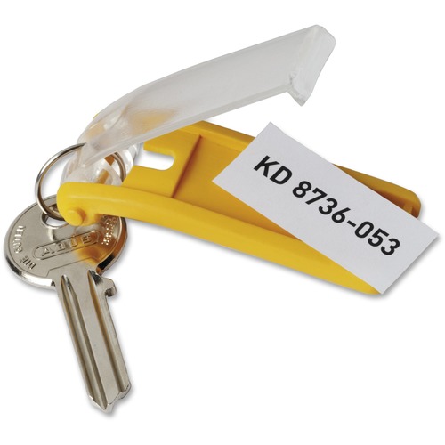 Key Tags For Locking Key Cabinets, Plastic, 1 1/8 X 2 3/4, Assorted, 24/pack